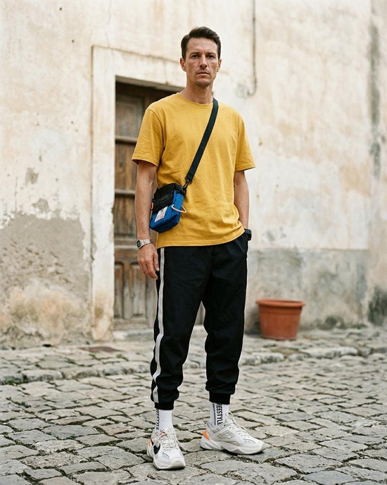 Macys Wear - Rasil | Gestreifte Elastische Hose Unisex