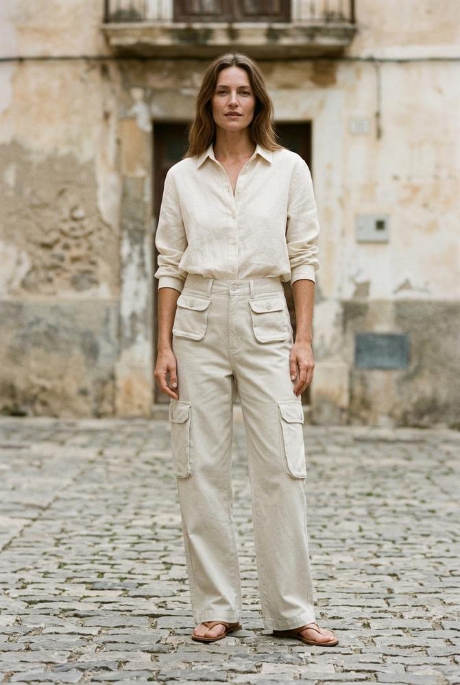 Macys Wear - Tupiv | Gerade Geschnittene Funktionale Hose Damen