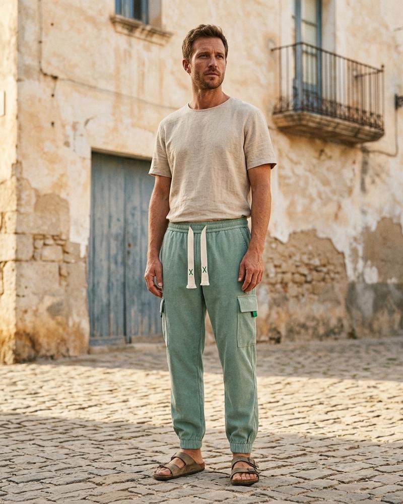Macys Wear - Lunem | Gerippt Kordelzug Hose Unisex