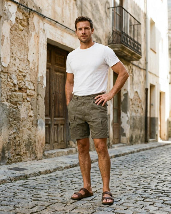 Macys Wear - Rihuk | Gerade Geschnittene Baumwoll Hose Herren