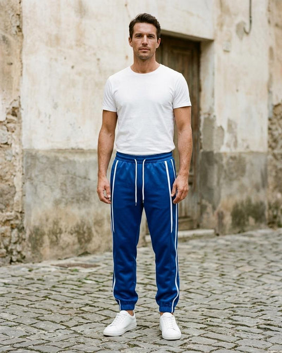 Macys Wear - Eodas | Sportliche Gestreifte Hose Unisex