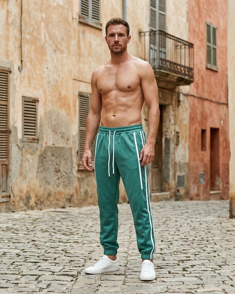 Macys Wear - Eodas | Sportliche Gestreifte Hose Unisex