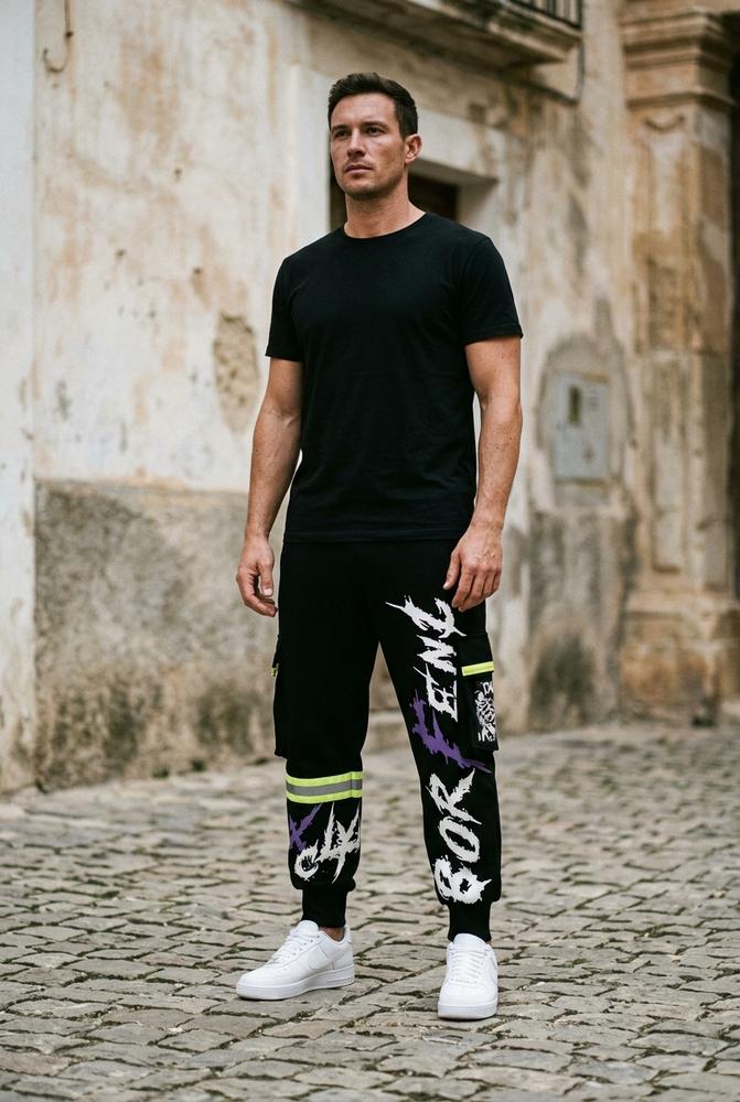 Macys Wear - Zepun | Bedruckt Locker Geschnitten Hose Unisex