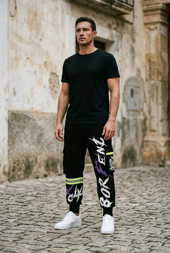 Macys Wear - Zepun | Bedruckt Locker Geschnitten Hose Unisex