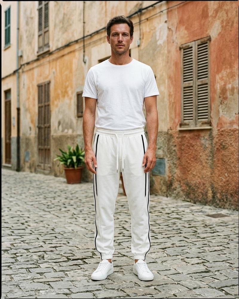 Macys Wear - Eodas | Sportliche Gestreifte Hose Unisex