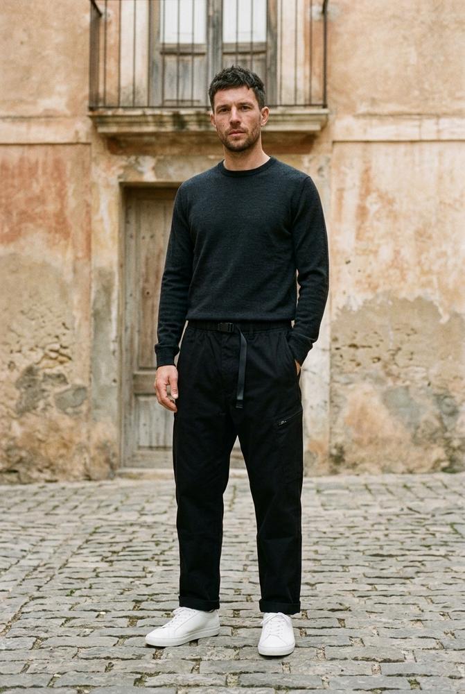 Macys Wear - Lifuk | Weit Geschnittene Gegürtelte Hose Unisex