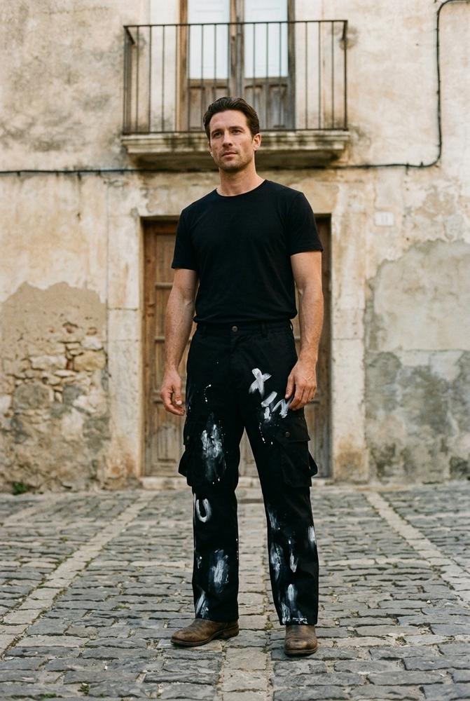 Macys Wear - Eofuv | Bemalte Weit Geschnittene Hose Unisex