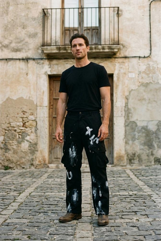 Macys Wear - Eofuv | Bemalte Weit Geschnittene Hose Unisex