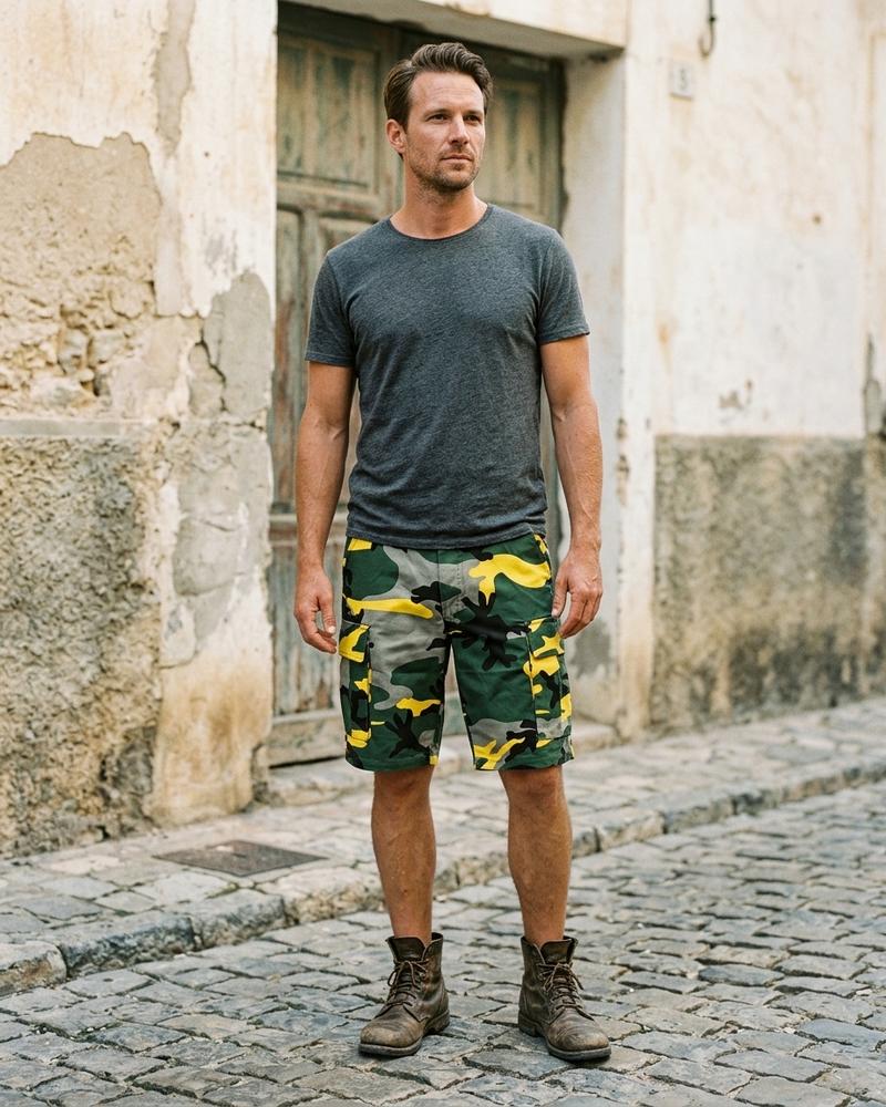 Macys Wear - Nunut | Gemusterte Kurze Hose Unisex
