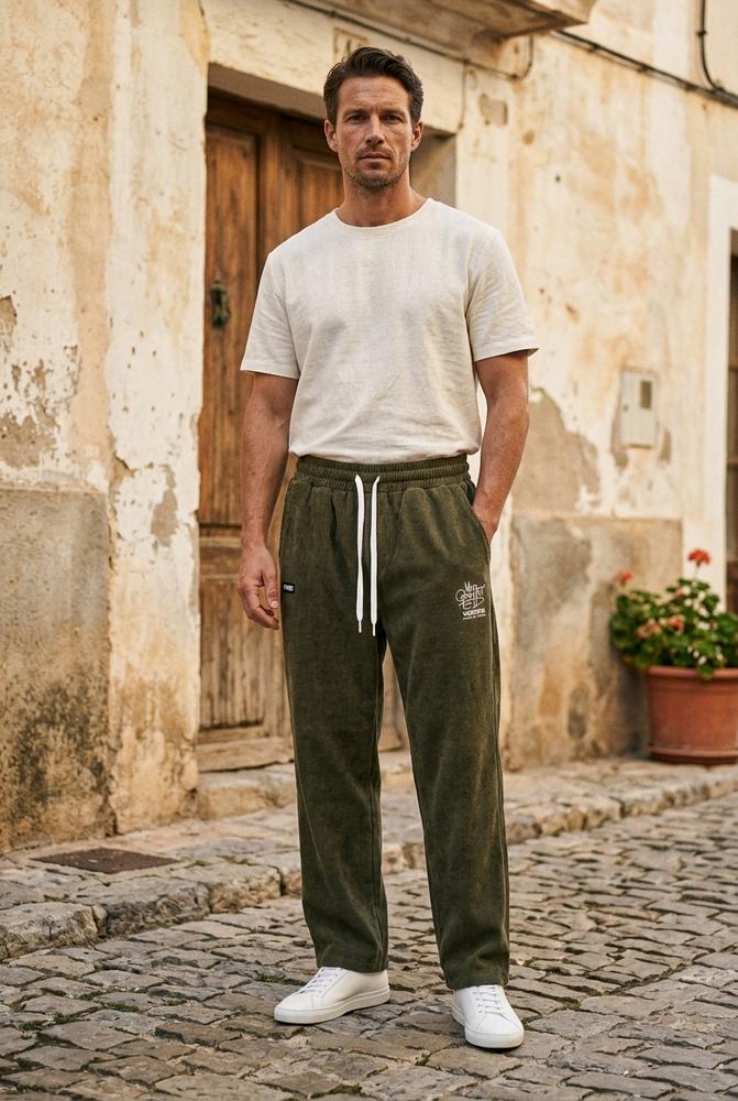 Macys Wear - Zoton | Strukturiierte Gerade Geschnittene Hose Herren