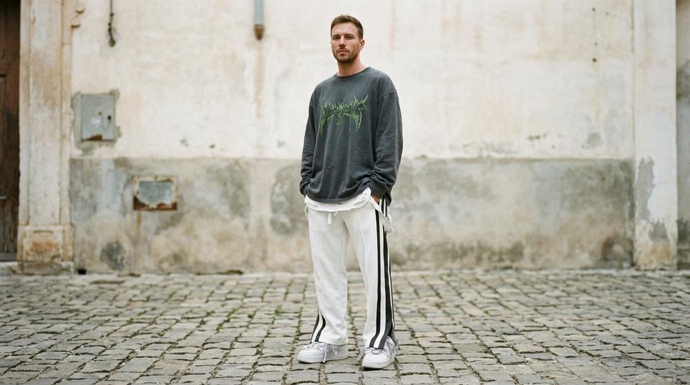Macys Wear - Duzil | Gerade Geschnittene Gestreifte Hose Unisex