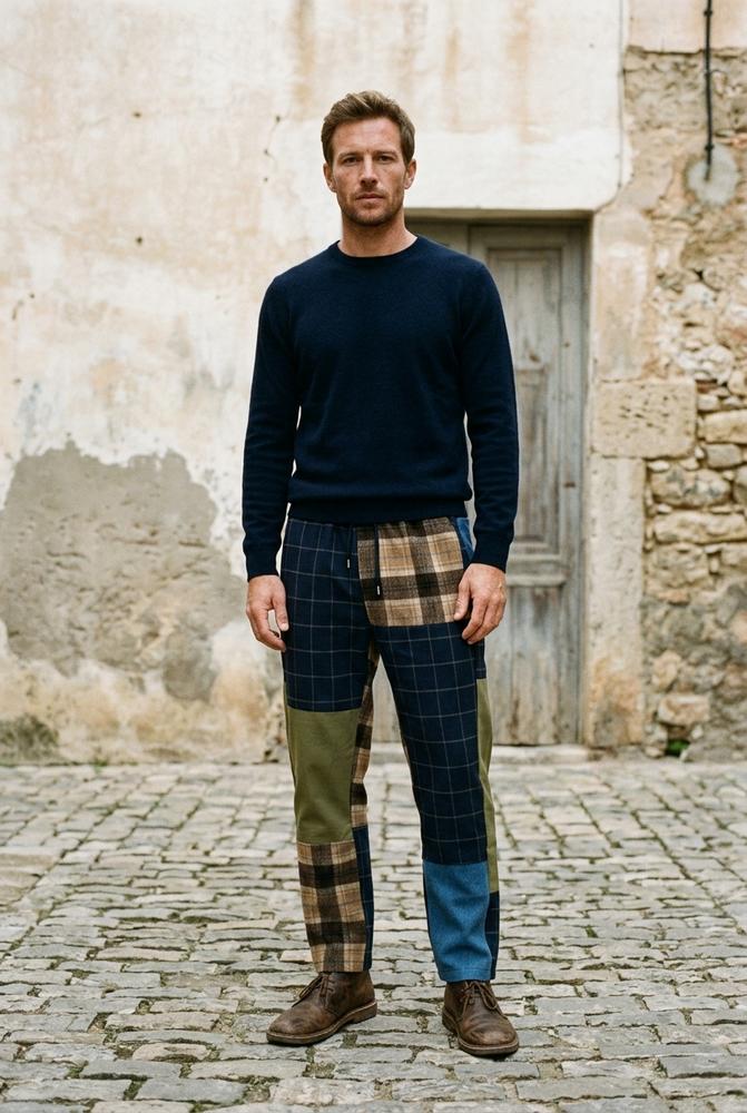 Macys Wear - Aulor | Gepatcht Gerade Geschnitten Hose Unisex