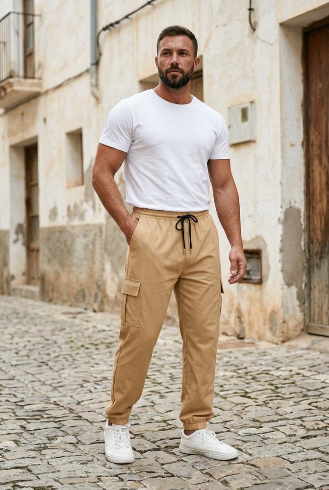 Macys Wear - Liwom | Locker Geschnittene Verstellbare Hose Herren