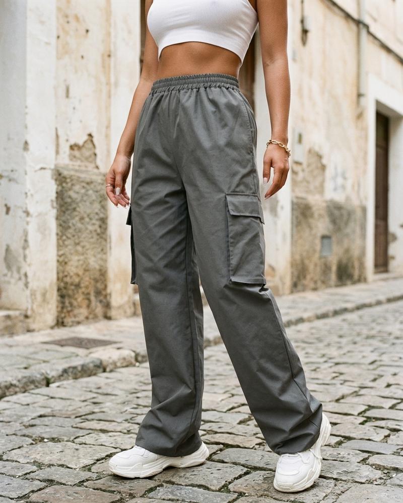 Macys Wear - Numat | Weit Geschnittene Baumwoll Hose Damen