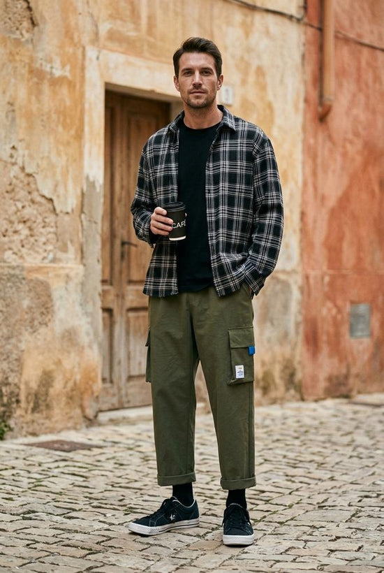 Macys Wear - Aobir | Gerade Geschnittene Baumwoll Hose Unisex