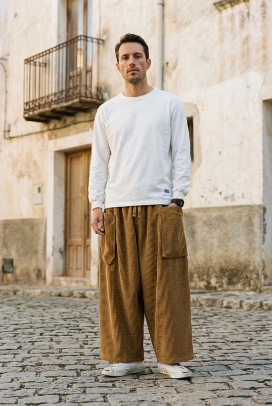 Macys Wear - Kodet | Weit Geschnittene Cord Hose Unisex