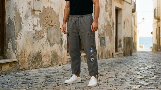 Macys Wear - Eigus | Gerade Geschnittene Baumwoll Hose Unisex