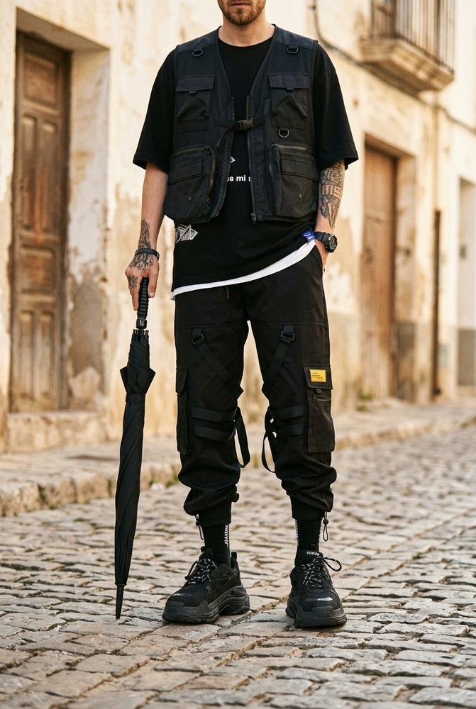 Macys Wear - Sidok | Lockere Riemenbesetzte Hose Unisex