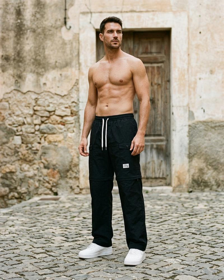 Macys Wear - Miguk | Wandelbare Gerade Geschnittene Hose Unisex