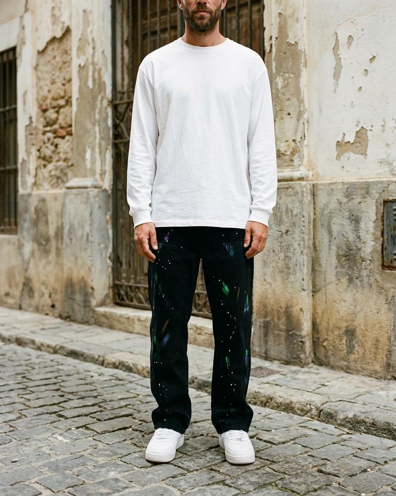 Macys Wear - Mopid | Bemalte Denim Hose Unisex