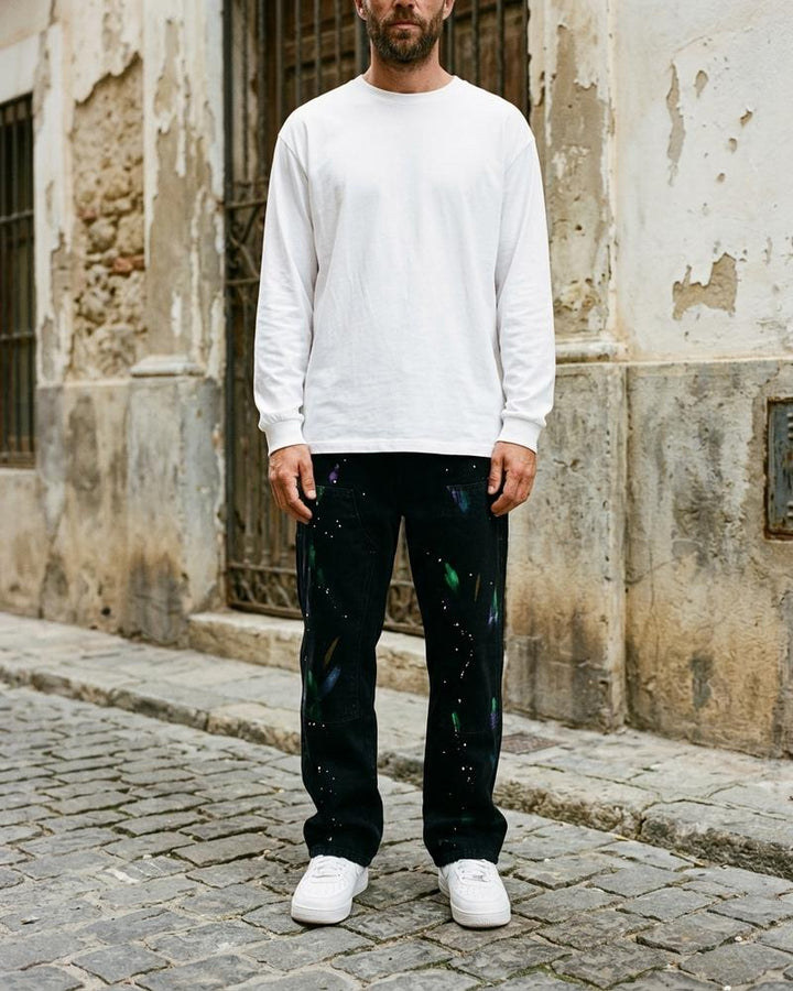 Macys Wear - Mopid | Bemalte Denim Hose Unisex