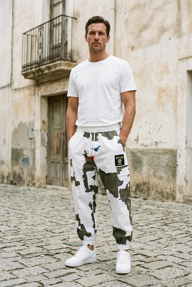 Macys Wear - Terid | Gecamouflagete Locker Geschnittene Hose Unisex