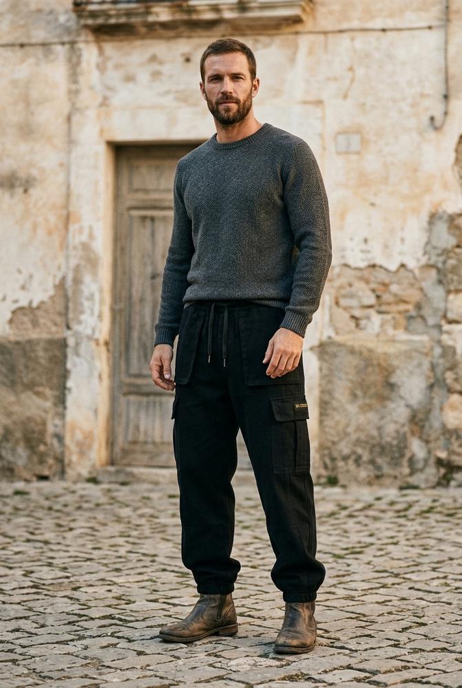 Macys Wear - Eihuv | Aufgesetzte Elastische Hose Unisex