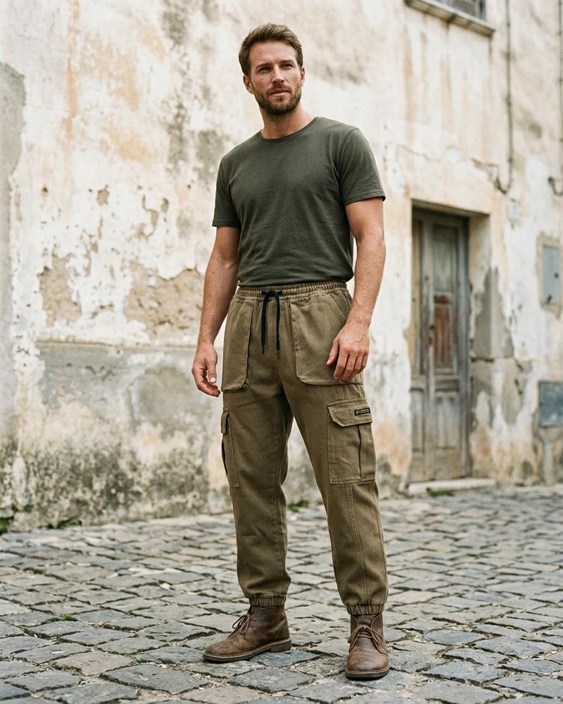 Macys Wear - Eihuv | Aufgesetzte Elastische Hose Unisex