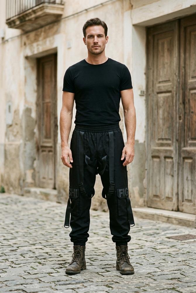 Macys Wear - Cehim | Locker Geschnittene Synthetik Hose Unisex