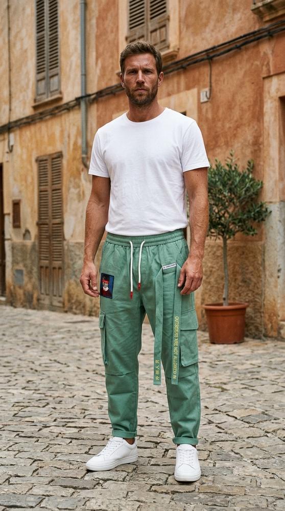 Macys Wear - Munes | Verzierte Elastische Hose Unisex