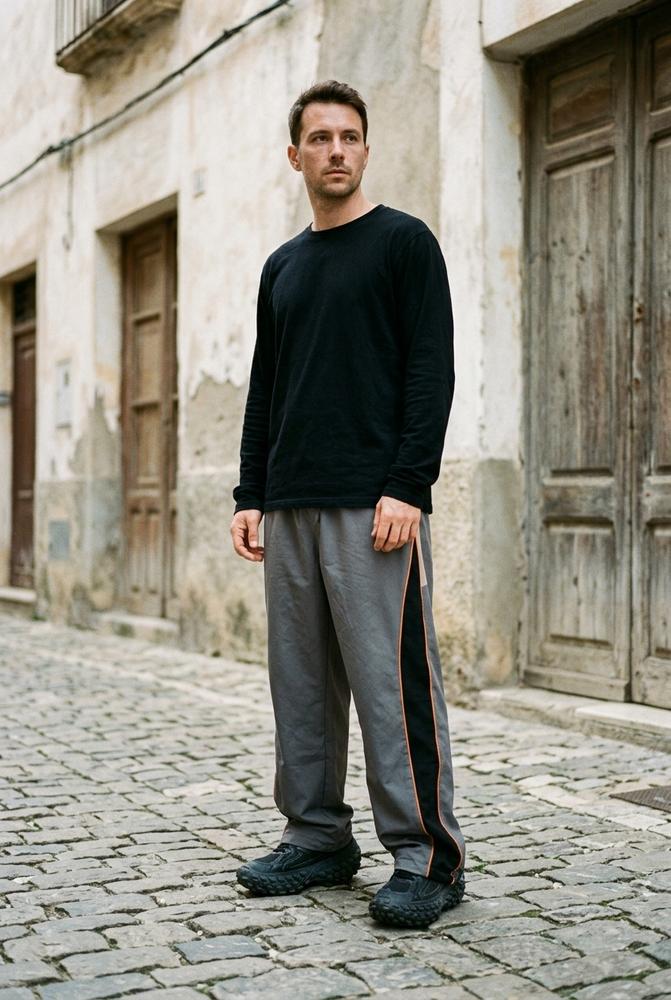 Macys Wear - Yiwed | Weit Geschnittene Gestreifte Hose Unisex