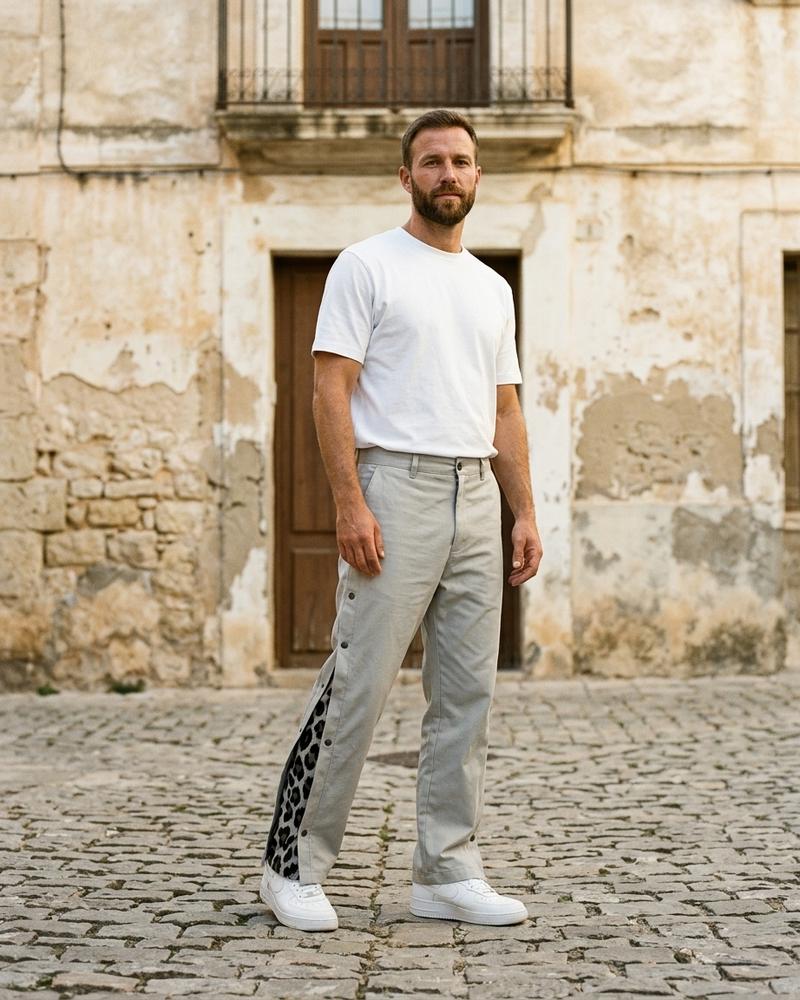 Macys Wear - Dakod | Weitgeschnittene Geknöpfte Hose Unisex