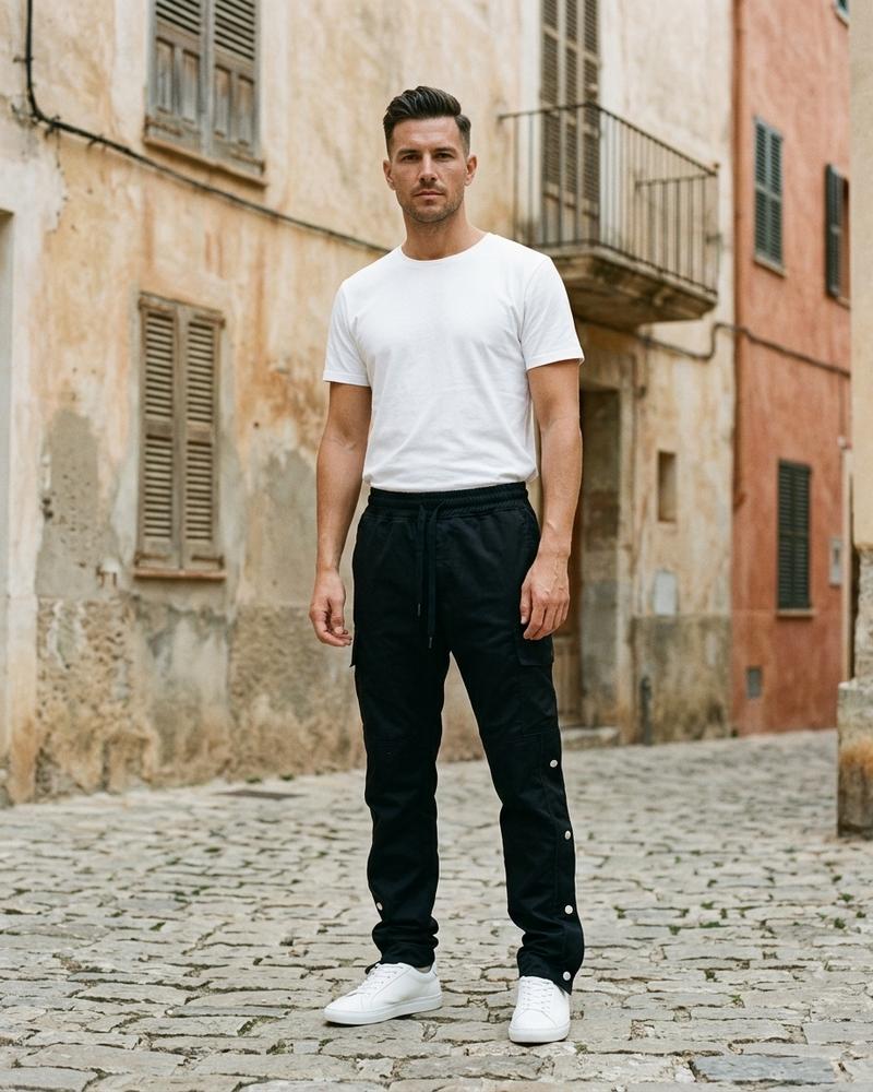 Macys Wear - Cikot | Druckknopf- Cargo Hose Herren