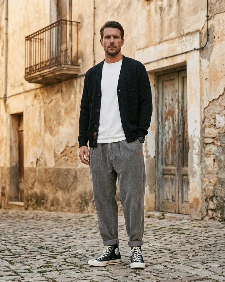 Macys Wear - Nirak | Lockere Gekrempelte Cordhose Unisex