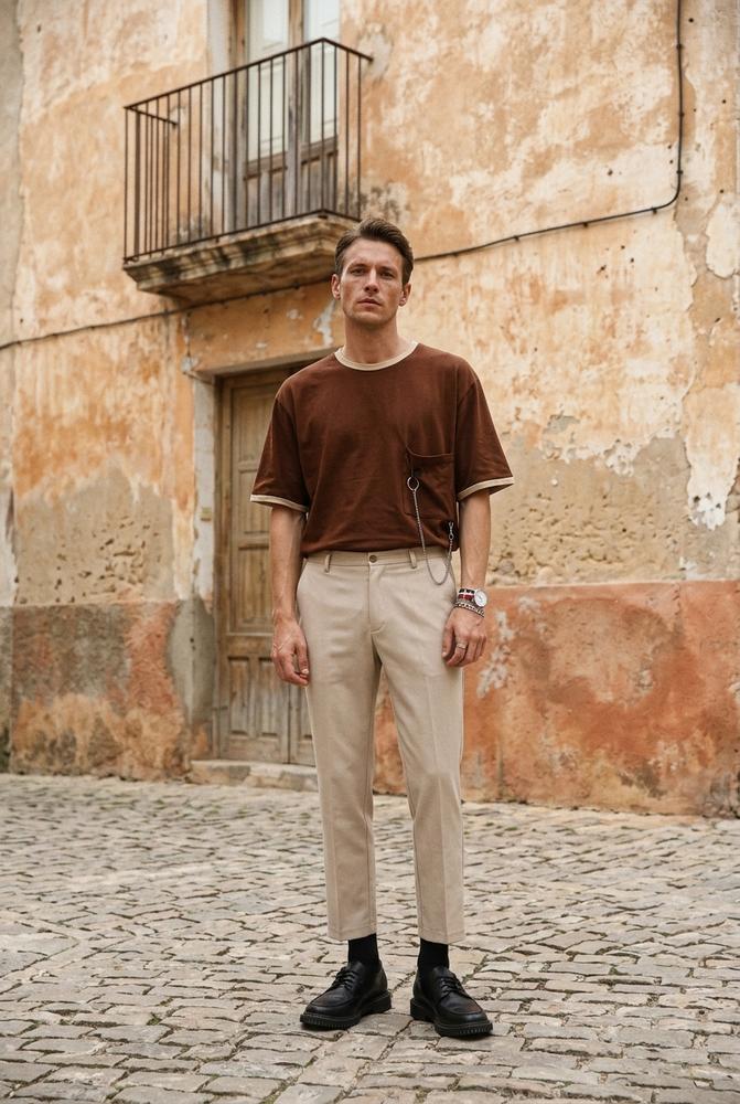 Macys Wear - Damud | Knöchellange Gerade geschnittene Hose Unisex