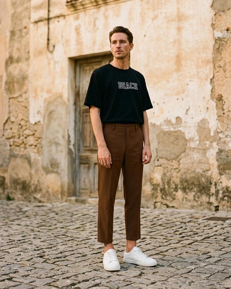 Macys Wear - Damud | Knöchellange Gerade geschnittene Hose Unisex