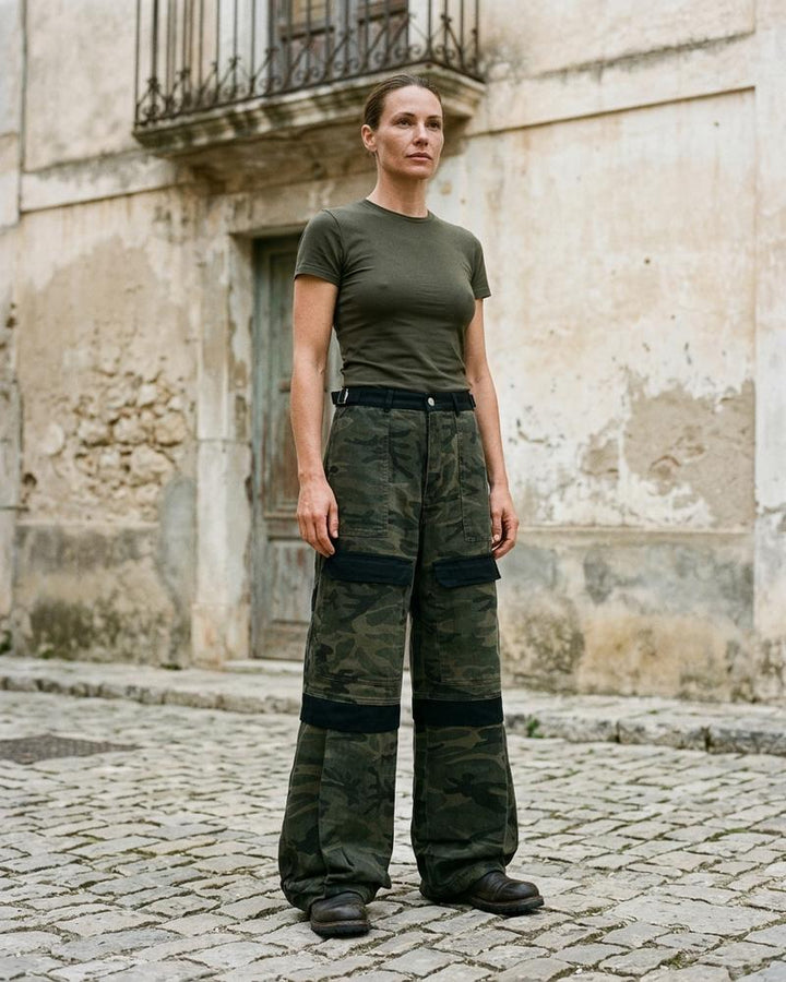 Macys Wear - Ritot | Weit Geschnittene Gemusterte Hose Unisex