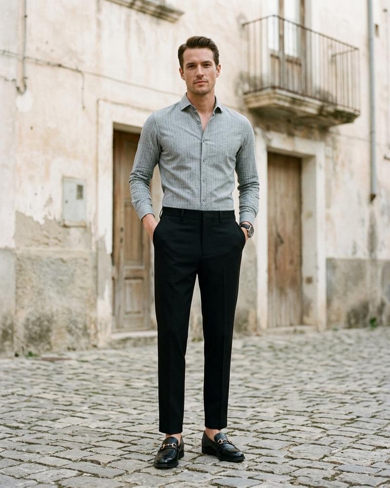 Macys Wear - Cirod | Schmale Knöchellange Hose Herren