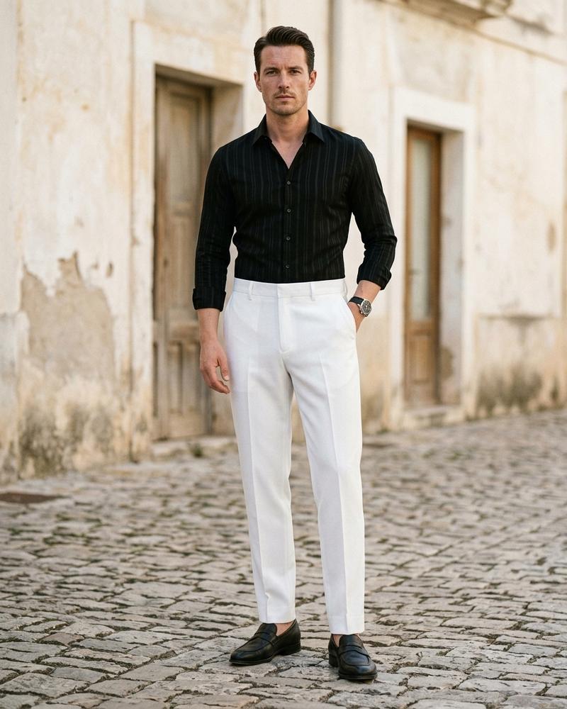 Macys Wear - Cirod | Schmale Knöchellange Hose Herren
