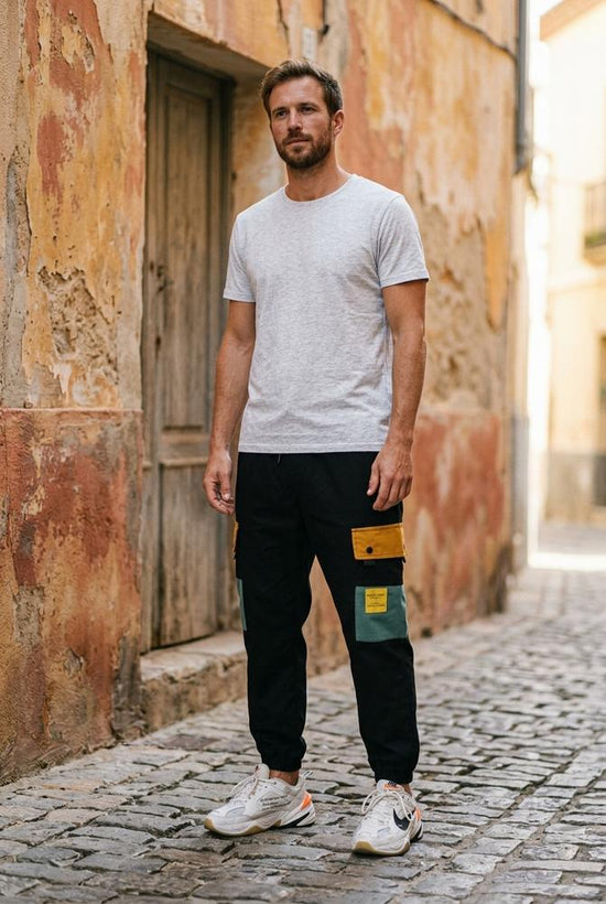 Macys Wear - Duror | Mehrfarbige Locker Geschnittene Hose Unisex