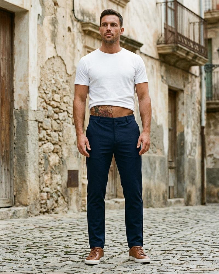 Macys Wear - Lolil | Schmal Geschnittene Knöchellange Hose Herren