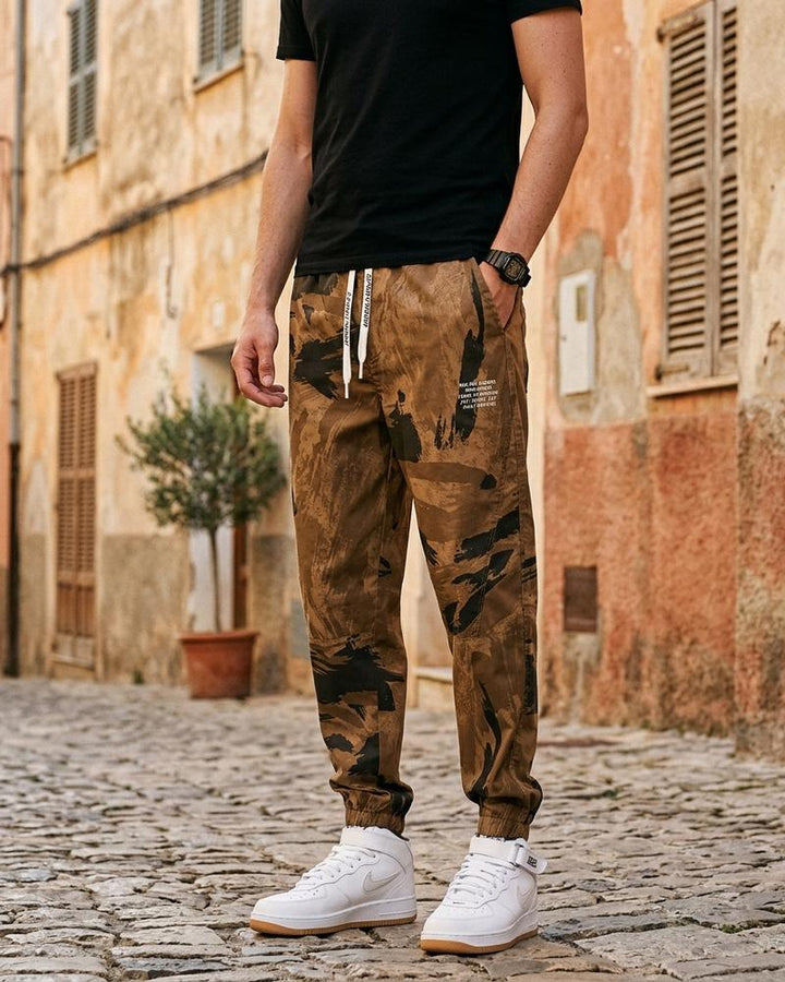 Macys Wear - Vawat | Gemusterte Leichte Hose Herren