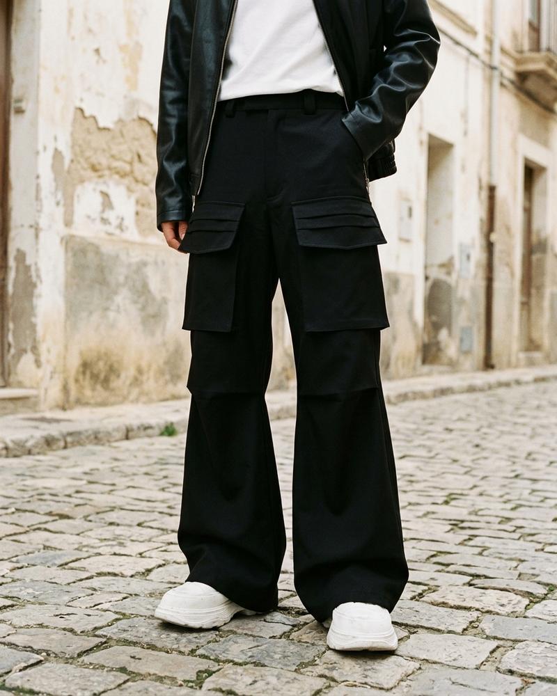 Macys Wear - Lemev | Weit Geschnittene Funktionale Hose Unisex