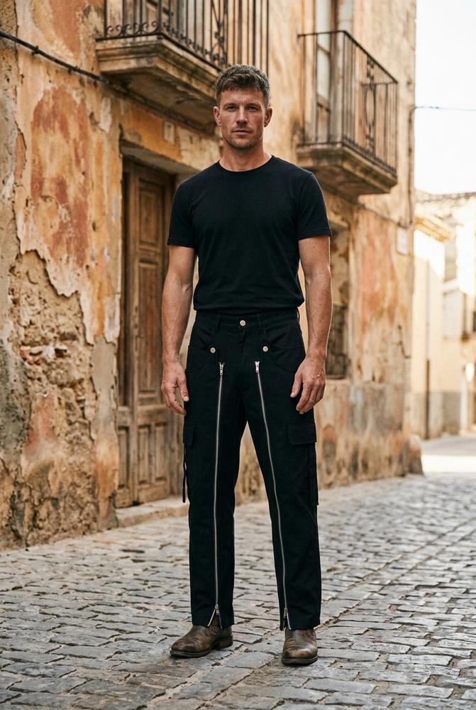 Macys Wear - Lehom | Gerade Geschnittene Baumwoll Hose Unisex