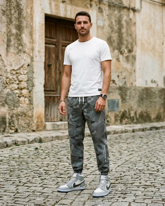 Macys Wear - Nusuk | Gemusterte Geschnürte Hose Herren