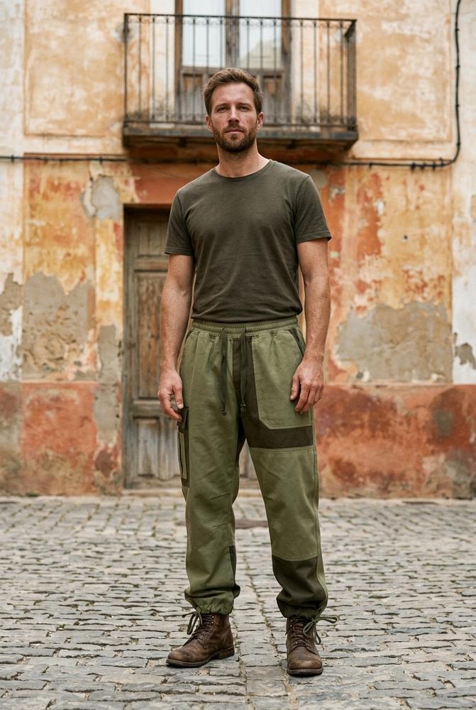Macys Wear - Sudom | Zweifarbige Verstellbare Hose Unisex