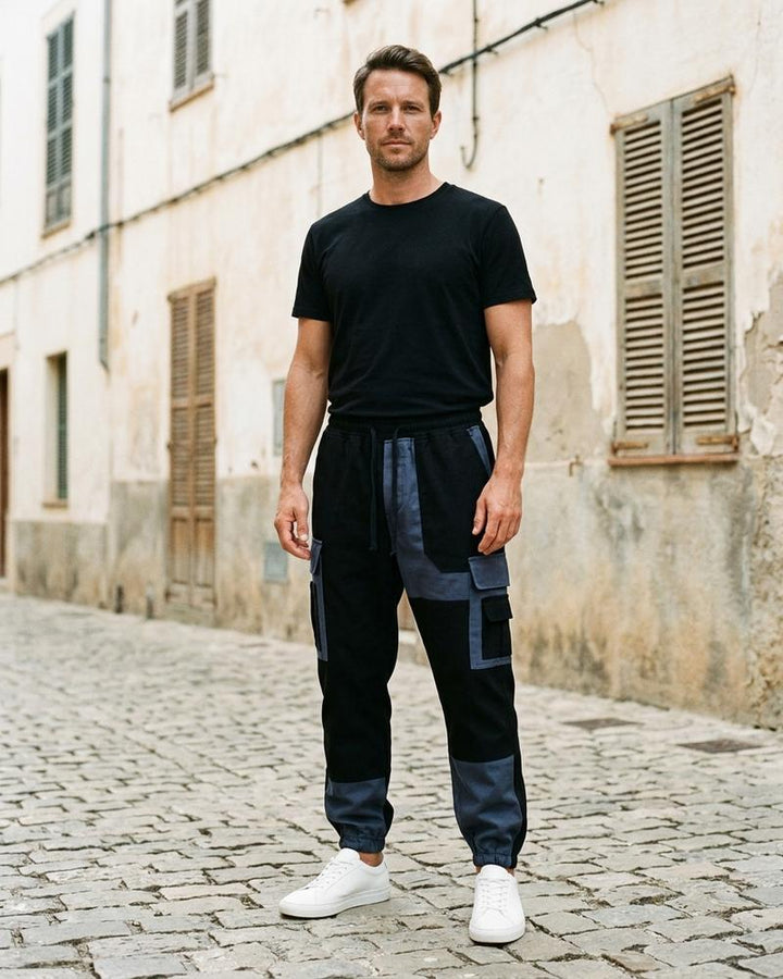 Macys Wear - Sudom | Zweifarbige Verstellbare Hose Unisex