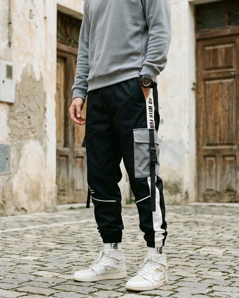 Macys Wear - Aovur | Gestreifte Funktionale Hose Unisex