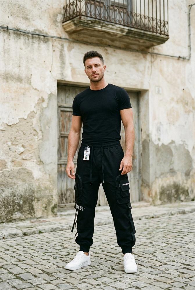 Macys Wear - Dulom | Bedruckte Locker Geschnittene Hose Unisex