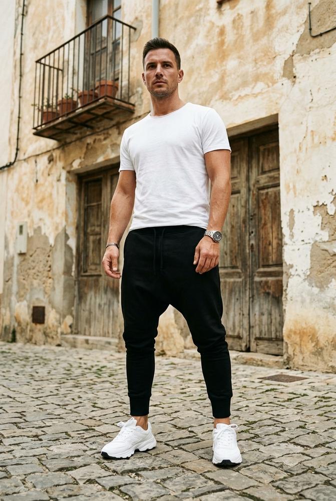 Macys Wear - Yomot | Tiefgeschnittene Schmal Zulaufende Hose Herren